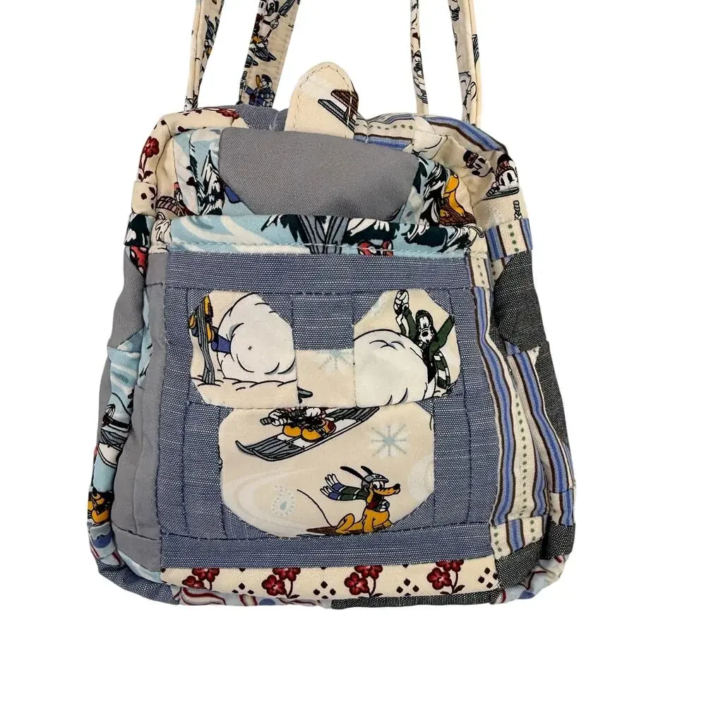Vera Bradley Disney Original 100 Handbag Ski Weekend Mickey Patchwork Quilt